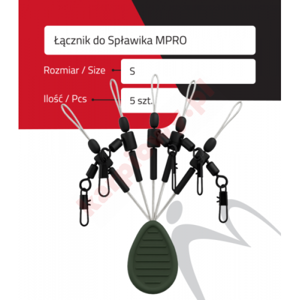Łącznik do Spławika MPRO PELLET WAGGLER 5szt. M