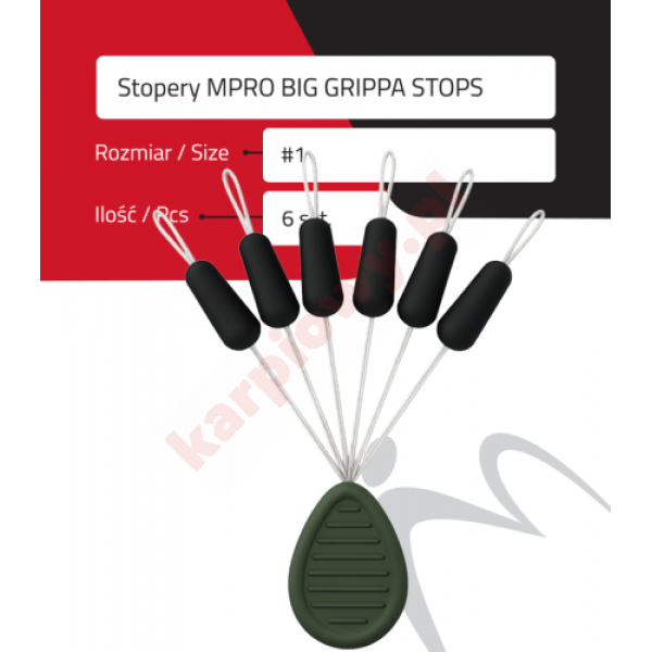 Stopery MPRO BIG GRIPPA STOPS 6szt. nr1