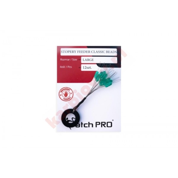 Stopery FEEDER CLASSIC BEADS 12szt MatchPro MEDIUM