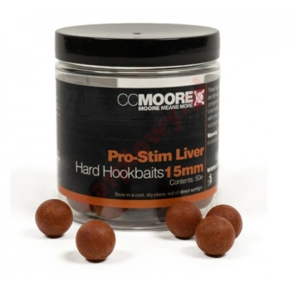 Hard Hookbaits Pro-stim Liver 15mm