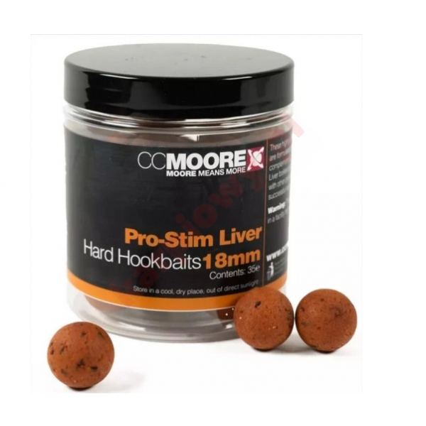 Hard Hookbaits Pro-stim Liver 18mm