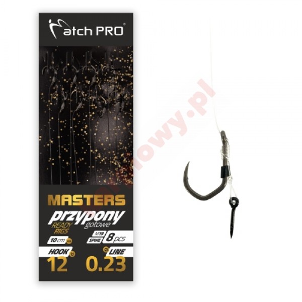  Przypony METHOD FEEDER MASTERS SPIKE M19 Barbed 8szt nr6/25mm