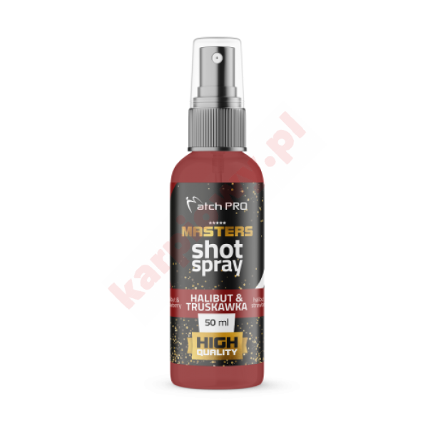 Masters Shot Spray Halibut Truskawka 50ml