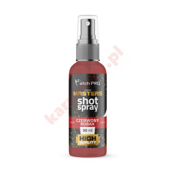 Masters Shot Spray Czerwony Robak 50ml