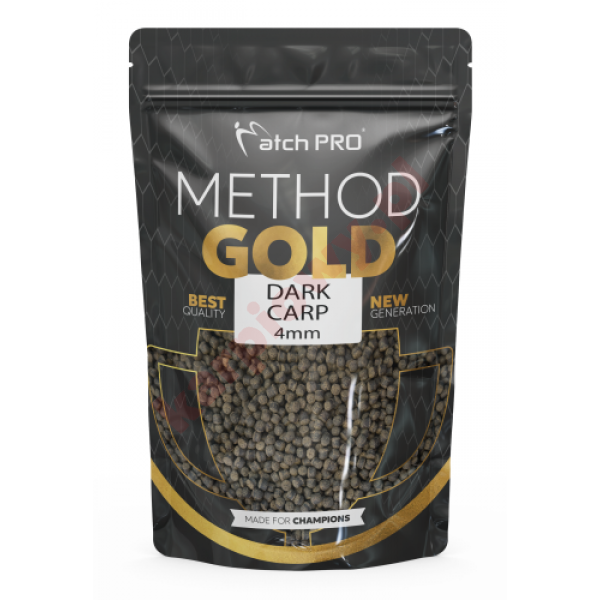 METHOD GOLD DARK CARP 4mm PELLET 700g