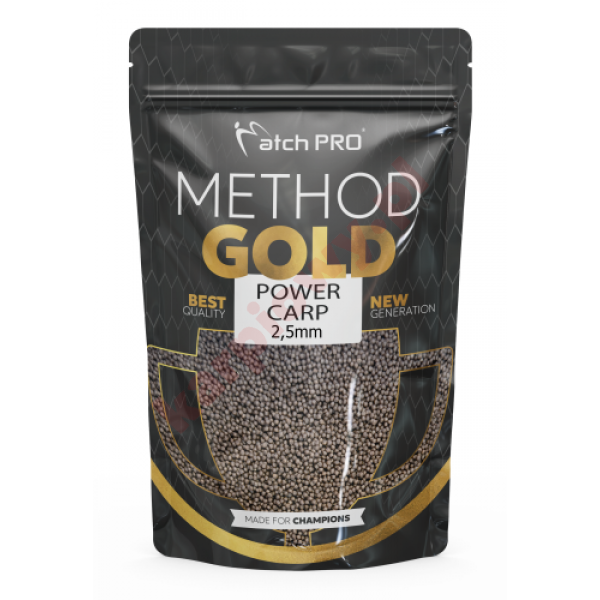 METHOD GOLD POWER CARP 2,5mm PELLET 700g