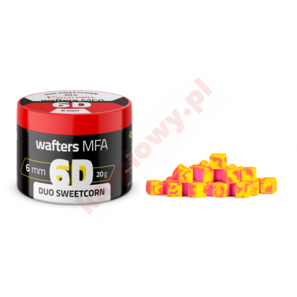 6D WAFTERS MFA DUO SWEETCORN 6x6mm 20g