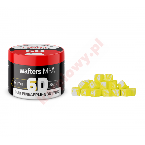 6D WAFTERS MFA DUO PINEAPPLE-NBUTYRIC 6x6mm 20g