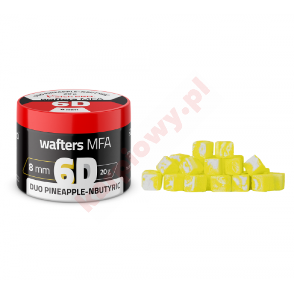 6D WAFTERS MFA DUO PINEAPPLE-NBUTYRIC 8x8mm