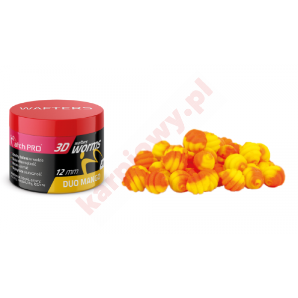 3D WORMS WAFTERS DUO Mango 12mm