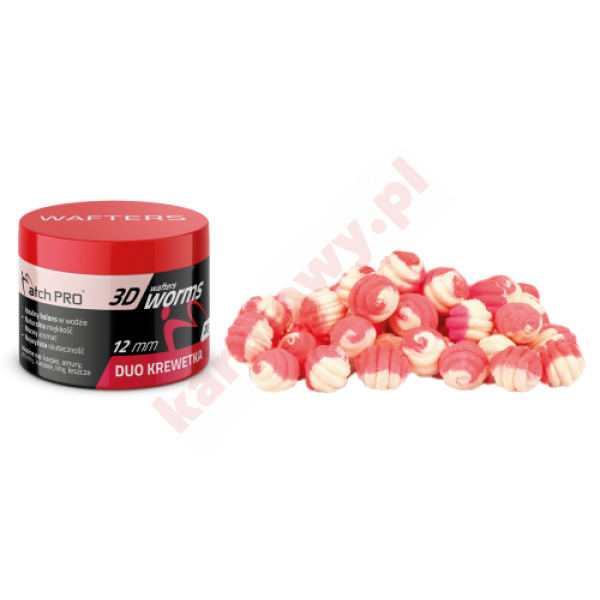 3D WORMS WAFTERS DUO SHRIMP 12mm 20g