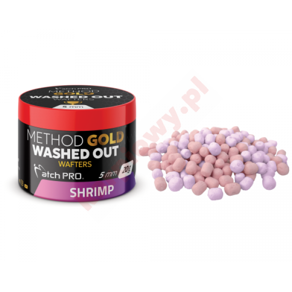 METHOD GOLD WAFTERS WASHED OUT SHRIMP 5mm 20g