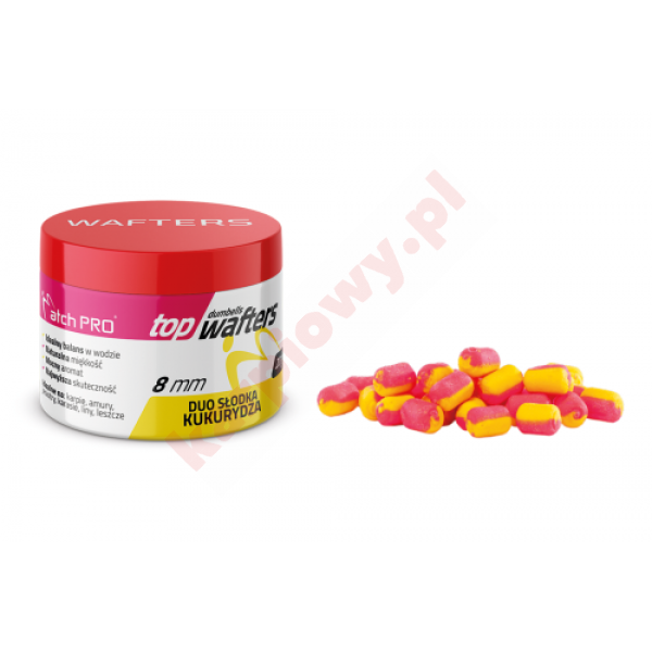 Top Dumbells Waftters Duo Sweetcorn 8mm 25gr
