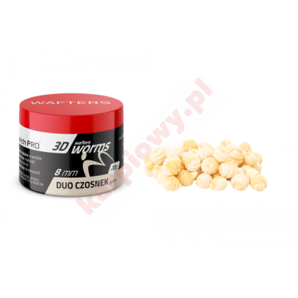 3D WORMS WAFTERS DUO GARLIC 8mm 20g 