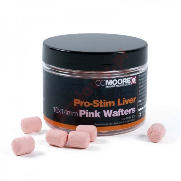 Kulki Dumbell Wafters Pro Stim Liver Pink 10x14mm