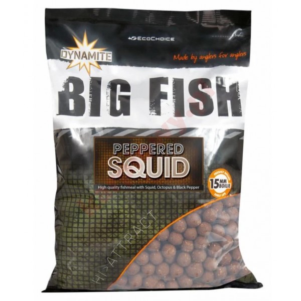 KULKI PEPPERED SQUID 15mm 1,8kg