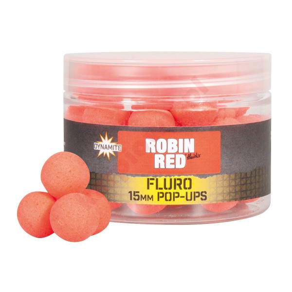 Kulki Fluoro Pop-Ups 15mm - Robin Red