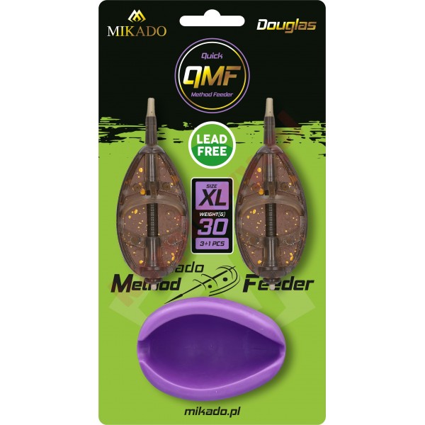 KOSZYCZEK - METHOD FEEDER "DOUGLAS" Q.M.F. SET XL KOMPLET - 2x60g + FOREMKA - op.1kpl.
