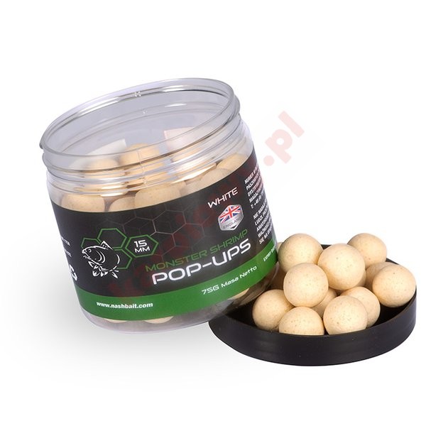 Kulki Monster Shrimp Pop Up 20mm 75g White