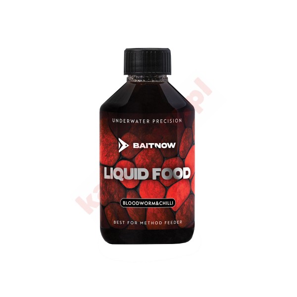 LIQUID METHOD FEEDER - LIQUID FOOD BLOODWORM & CHILLI 250ml
