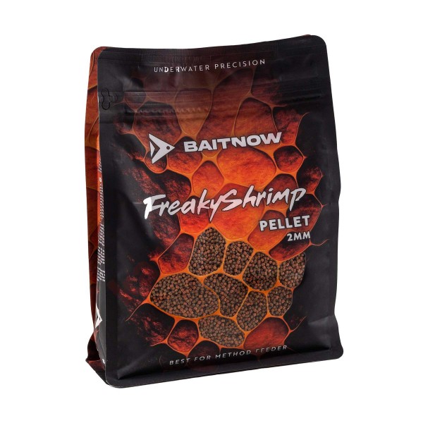 Pellet BaitNow Method Feeder 800g - Freaky Shrimp 2mm