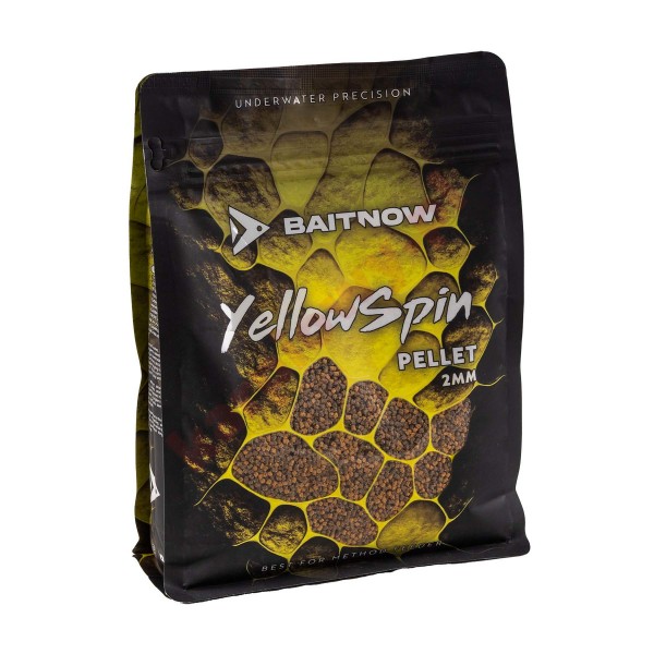 Pellet BaitNow Method Feeder 800g - Yellow Spin 2mm