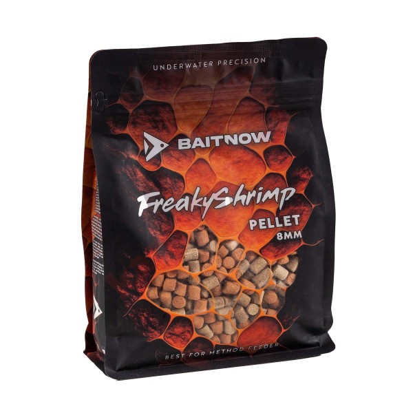 Pellet BaitNow Method Feeder 800g - Freaky Shrimp 8mm
