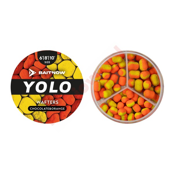 Przynęta Yolo Wafters 8mm - Chocolate & Orange