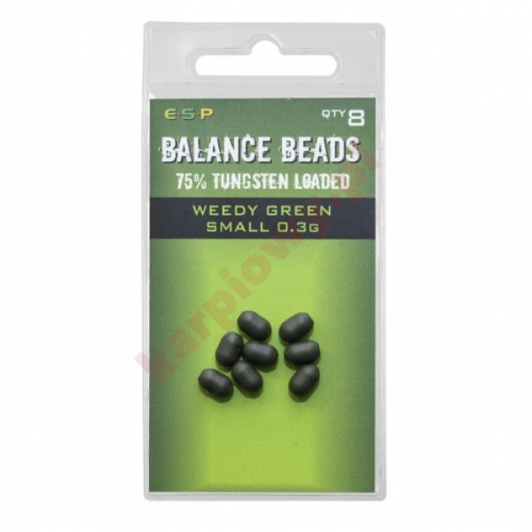 Koralik Balance Beads Large Green 8szt