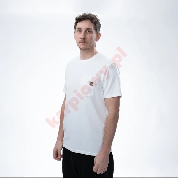 Koszulka Make It Happen Badge Pocket T Shirt Ecru roz.S