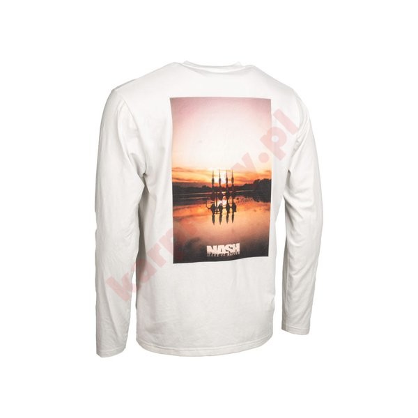 Koszulka Make It Happen Sunset Long Sleeve T Shirt Ecru roz. M