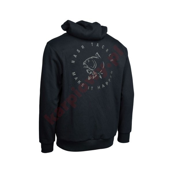 Bluza Make It Happen Carp Logo Hoodie Black roz. S