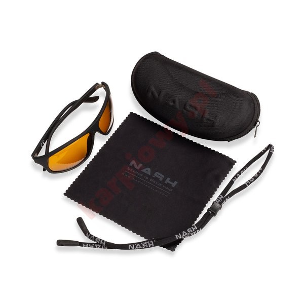 Okulary Black Wraps with Yellow Lenses