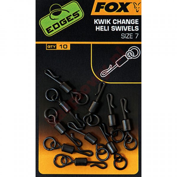 Edges Kwik Change Heli Swivels Size 7