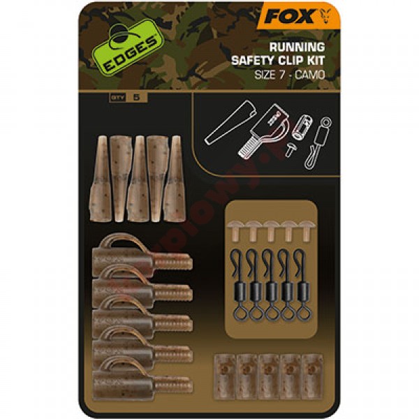 Camo Running  Safety Clip