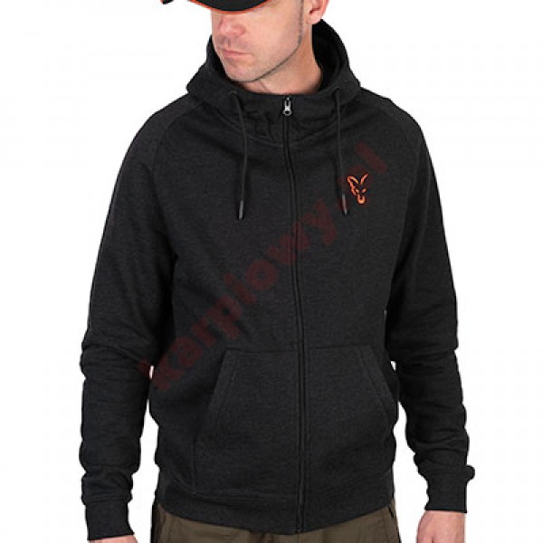 Bluza Collection LW Hoody Black & Orange - S