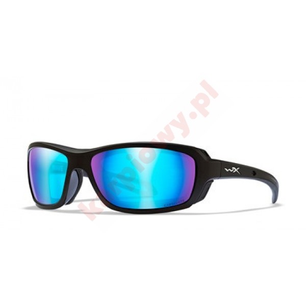 WAVE Captivate Blue Mirror Matte Black Frame