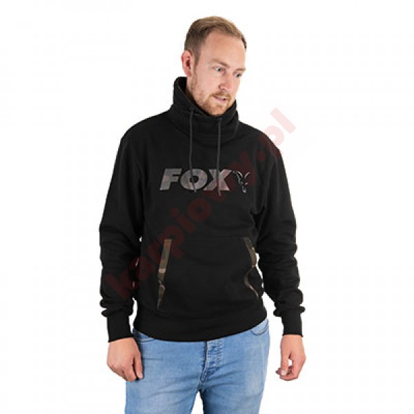 Bluza Black/Camo High Neck Large