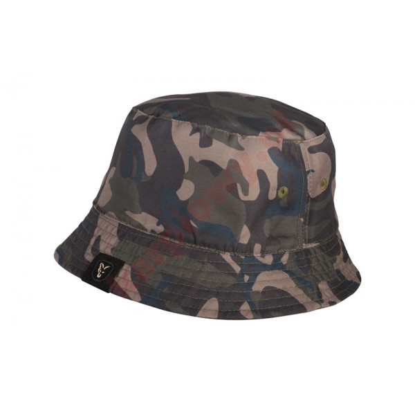 Czapka - khaki/camo reversible bucket hat