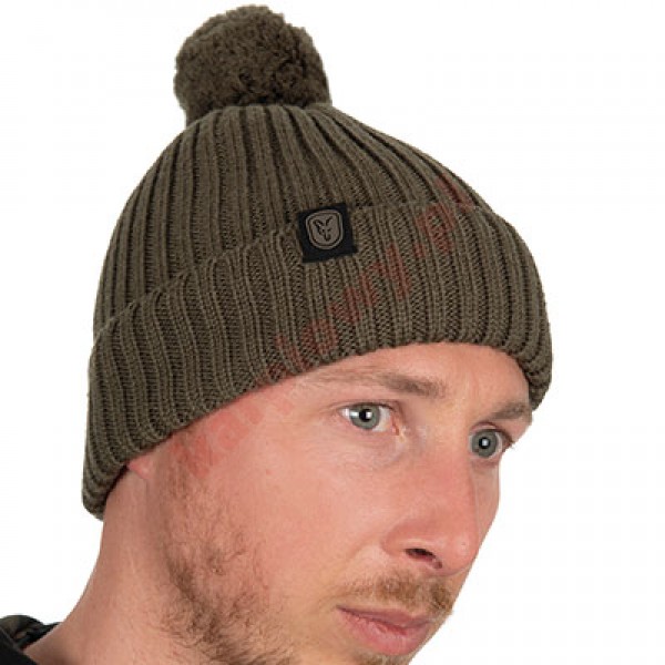 Czapka Merino Bobble Olive