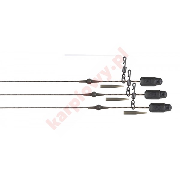 Edges Naturals Heli-Clip Rigs 30lb Submerge 3pcs