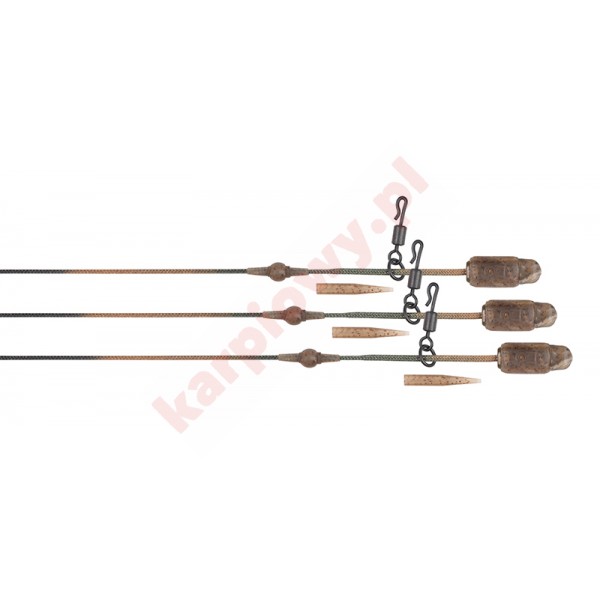  Edges Camo Heli-Clip Rigs 50lb Leadcore 3pcs