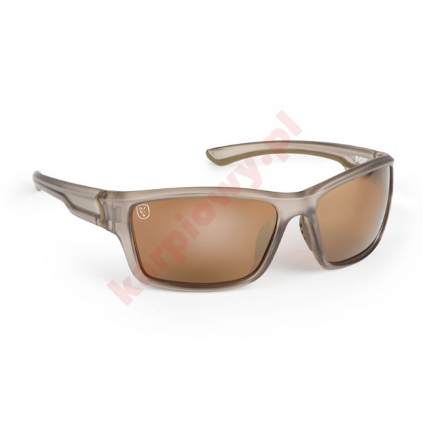 Okulary - Avius Wraps - trans khaki frame / brown mirror lens