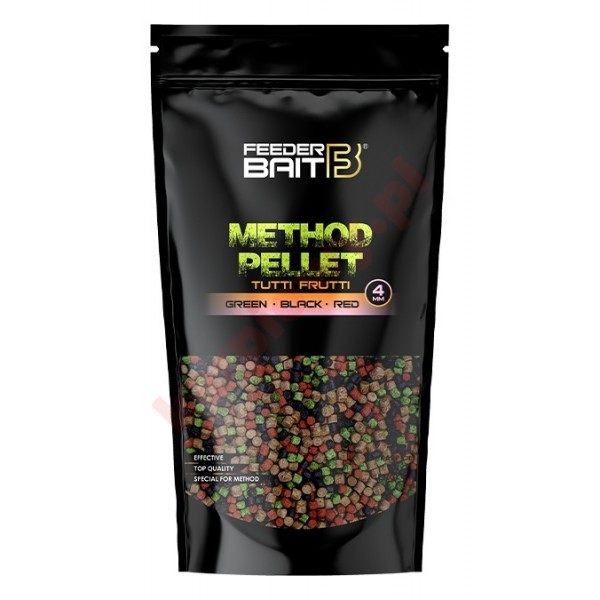 Pellet 4mm Tutti Frutti -Green & Black & Red- Feeder Bait