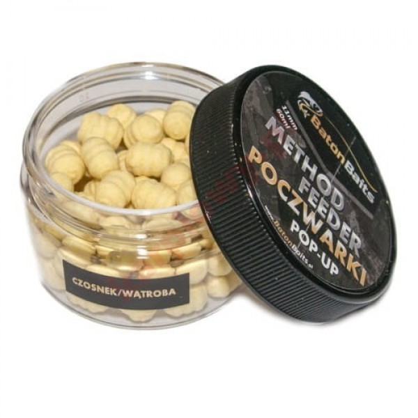 Kulki Pop UP poczwarka Baton Baits 11mm Wątroba Czosnek