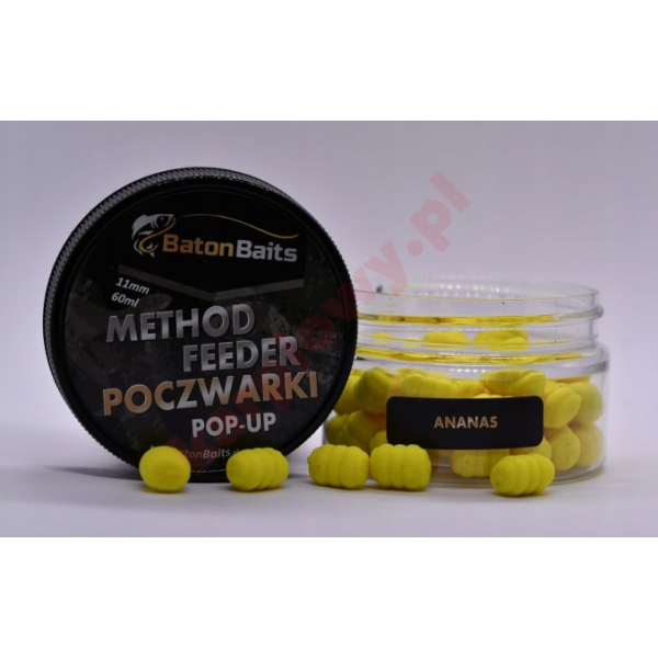 Kulki Pop UP poczwarka Baton Baits 11mm Ananas