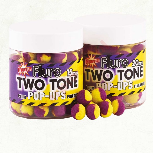 Kulki Pop Up Fluro Two Tone 15mm Plum & Pineapple 