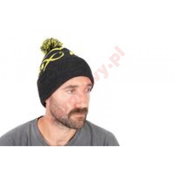 Czapka Lime Grey Bobble Hat