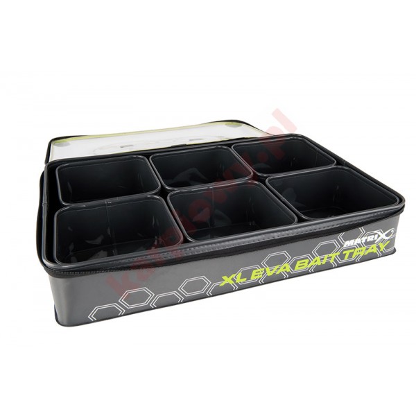 Pudełko - EVA XL bait tray Inc. 6 tubs Pudełko - EVA XL bait tray Inc. 6 tubs