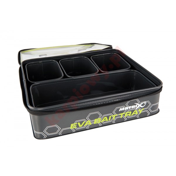 Pudełko - EVA bait tray inc. 4 tubs Pudełko - EVA bait tray inc. 4 tubs